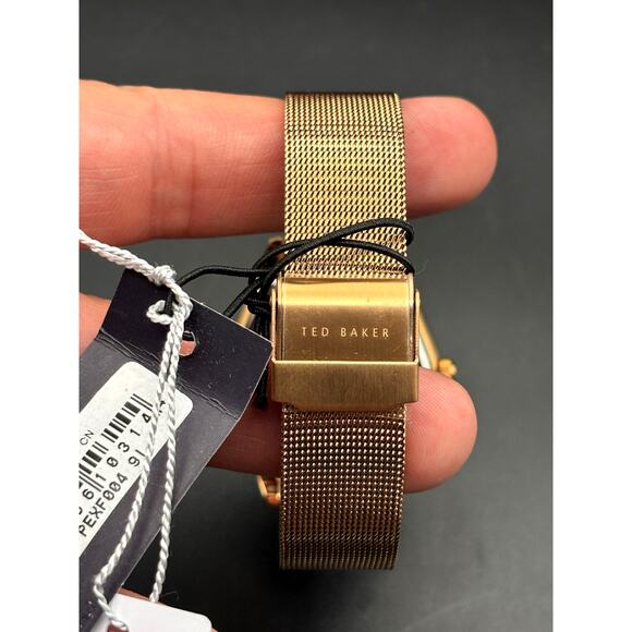 Ted Baker Exter BKPEXF004 Women\'s 36mm Rose Gold Mesh Swarovski Watch NIBWT main image 12